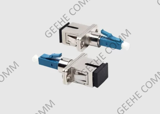 SC Female - LC Male 9/125µM Single Mode Simplex Fiber Optic Adapter