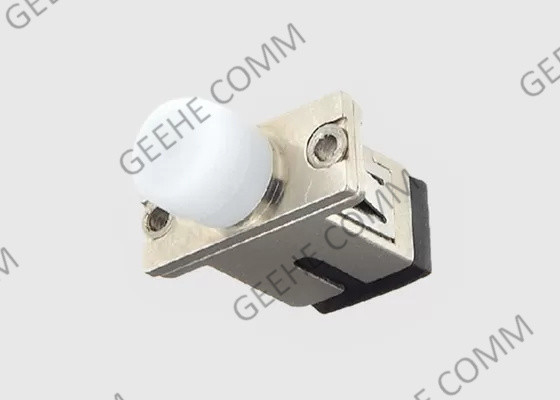 Multimode Polymer Sleeve Metal Flange Fiber Optic Hybrid Adapter FC-SC Simplex