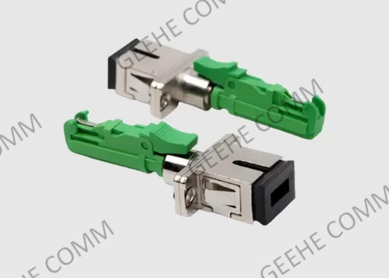 E2000/APC To SC/UPC Hybrid SM Simplex E2000 Fiber Optic Cable Adapter