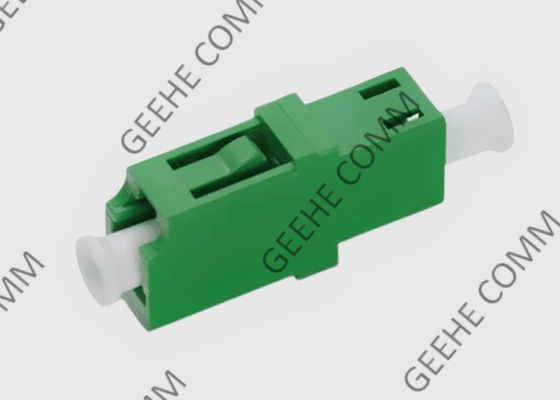 LC/APC Singlemode Simplex Fiber Optic Adapter with No Flange