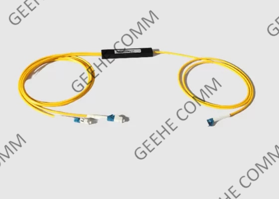 FTTH Dual Window Splitter Ratio LC/UPC 1x2 FBT Coupler WDM
