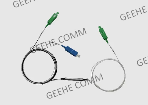 1×2 Fiber Optic WDM Coupler 1310nm 1490nm 1550nm For PON EDFA