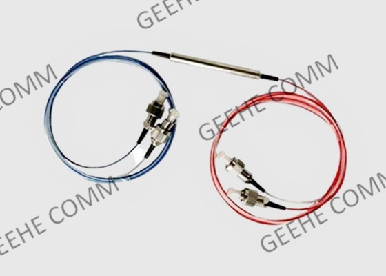 Steel Tube 1310nm Wavelength Fused WDM Low Loss With FC/PC Connectors