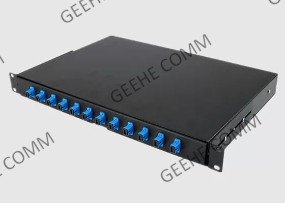 Rack Mounted 24 Core FC ODF 3U Fiber Optic Patch Panel