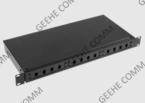 Wall Mount 19 Inch 1U 24 Port SC Fiber Optic Patch Panel