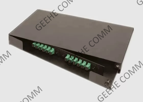 Wall Mount 19 Inch 1U 24 Port SC Fiber Optic Patch Panel