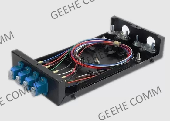 CATV 1U LC Duplex 8 Port Loaded Patch Panel