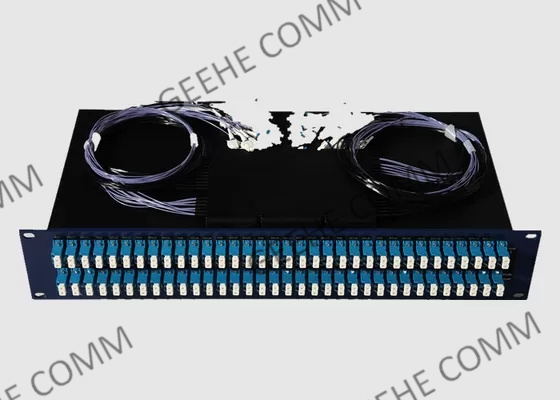 19 Inch 2U Multimode 96 Port LC Duplex Patch Panel