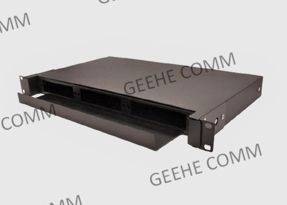 Empty 24 Port Simplex 24 Fiber ST Patch Panel Faceplate