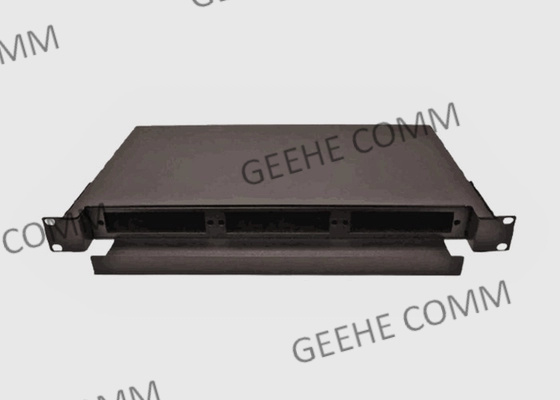 Empty 24 Port Simplex 24 Fiber ST Patch Panel Faceplate
