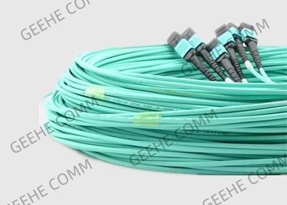 Multimode 8 Core 100G OM4 10m MPO To MPO Fiber Cable