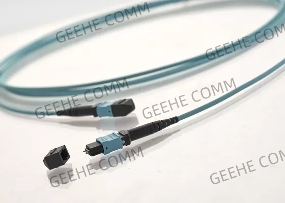 12 Core Male To Female LSZH OM3 MPO Fiber Cable