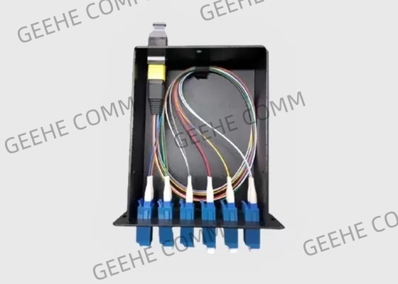 12 Fiber Pre-Installed 6 Duplex LC Adapters MTP/MPO Fiber Breakout Cable Cassette