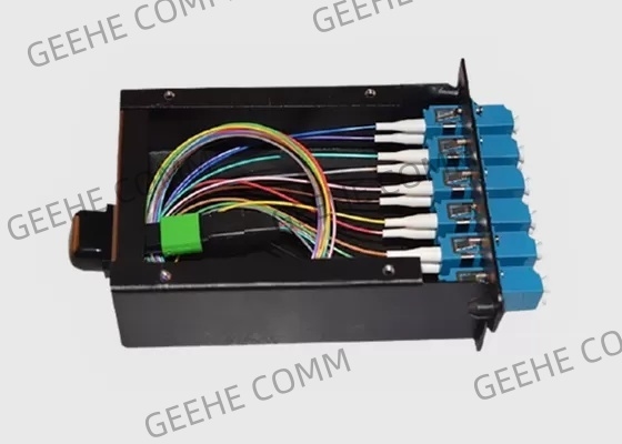 12 Fiber Pre-Installed 6 Duplex LC Adapters MTP/MPO Fiber Breakout Cable Cassette