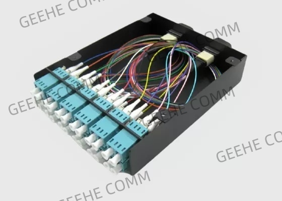 MTP/MPO Fiber Breakout Cable 12×LC Duplex Fiber Optic Exchange Cassette