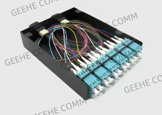 MTP/MPO Fiber Breakout Cable 12×LC Duplex Fiber Optic Exchange Cassette