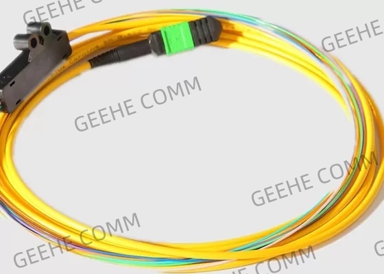 Single Mode 2.0MM 40G MPO To 8 X LC Fiber Breakout Cable