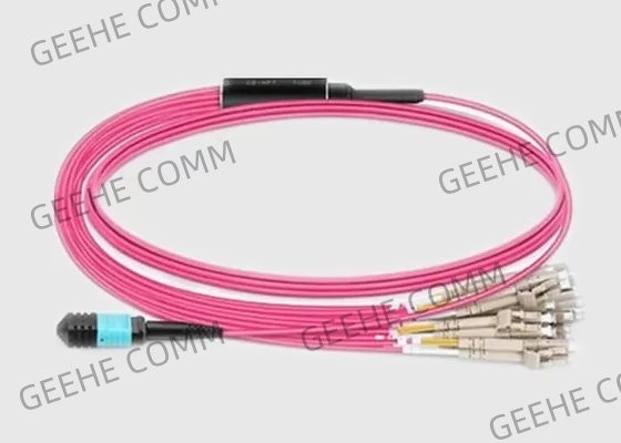 MPO Female to MPO Male Singlemode 9/125 Fiber Optic Cable For Network