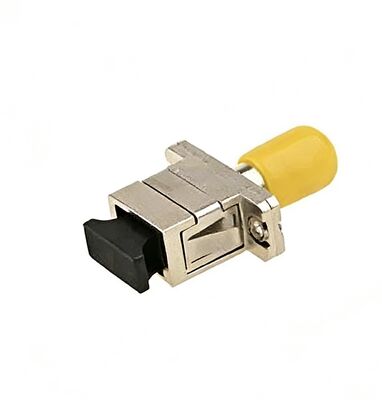 Plastic Body Multimode ST To SC Male-Male Duplex Fiber Optic Adapter