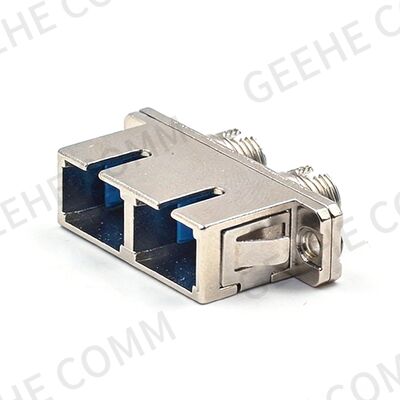 SC Female to ST Female Duplex Fiber Optic Hybrid Adapter