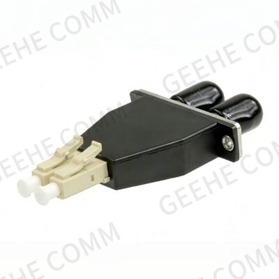 LC/UPC Male to ST/UPC Female Multimode Duplex Fiber Optic Adapter
