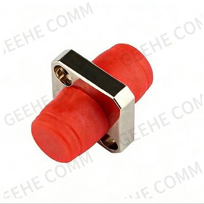 FC/UPC To FC/UPC Simplex Fiber Optic Adapter With Flange