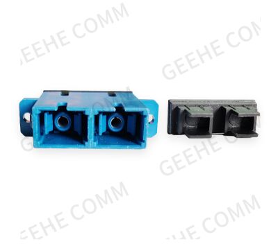 SC/UPC Singlemode Duplex Fiber Optic Adapter/Flange