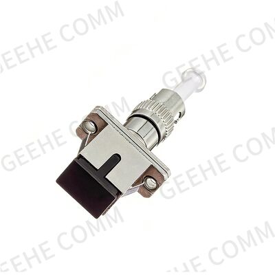 ST/UPC Male to SC/UPC Female Singlemode Fiber Optic Hybrid Adapter/Coupler