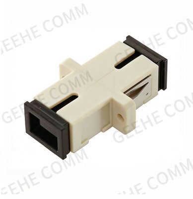 SC Multimode Simplex Fiber Optic Adapter With Flanges