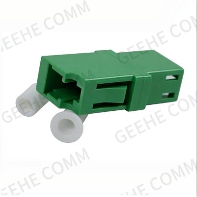 LC/APC Singlemode Simplex Fiber Optic Adapter with No Flange