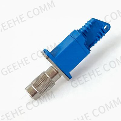 E2000 Female to FC Male Singlemode Fiber Optic Hybrid Adapter/Coupler