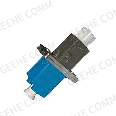 LC/UPC Female to MU/UPC Female Singlemode Fiber Optic Hybrid Adapter/Coupler