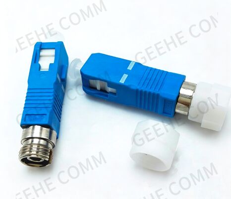 SC/UPC Male to FC/UPC Female Singlemode Simplex Fiber Optic Hybrid Adapter/Coupler