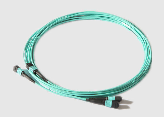 12 Core Male To Female LSZH OM3 MPO Fiber Cable