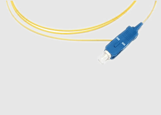 Single Mode Simplex SC APC 9/125 0.9mm Fiber Optic Pigtail