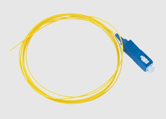 Single Mode Simplex SC APC 9/125 0.9mm Fiber Optic Pigtail
