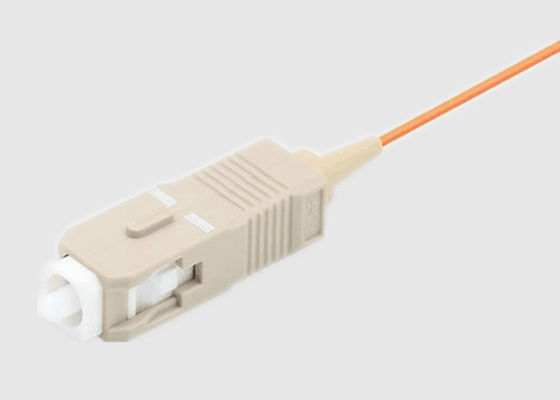 Orange Multimode  OM3 SC PC 50/125nm Fiber Optic Pigtail