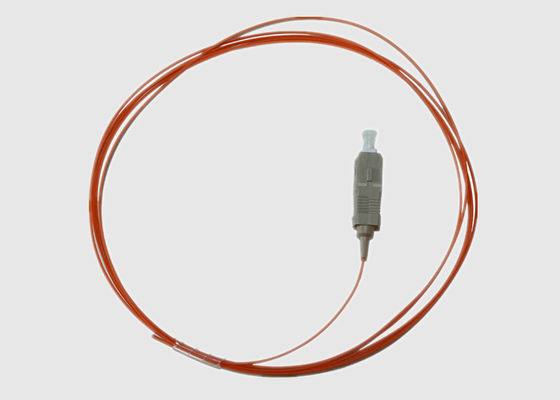 Orange Multimode  OM3 SC PC 50/125nm Fiber Optic Pigtail