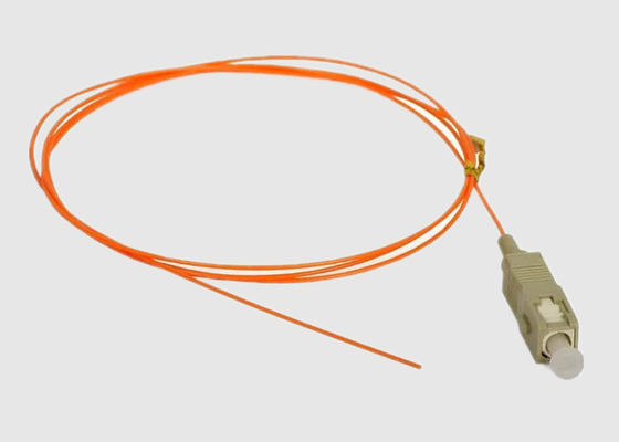 Orange Multimode  OM3 SC PC 50/125nm Fiber Optic Pigtail