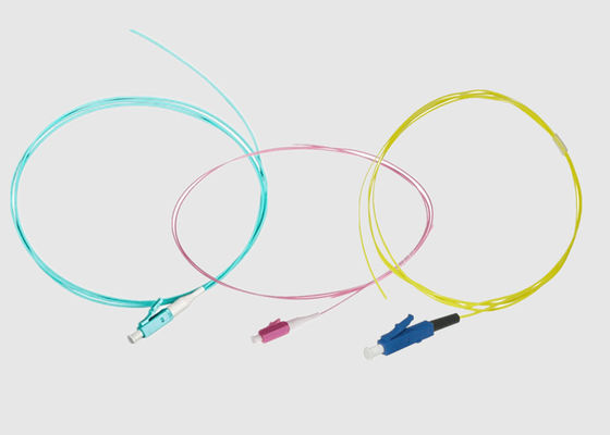 PVC APC 3m 10Gb 50/125um LC OM1 Multimode Fiber Pigtail
