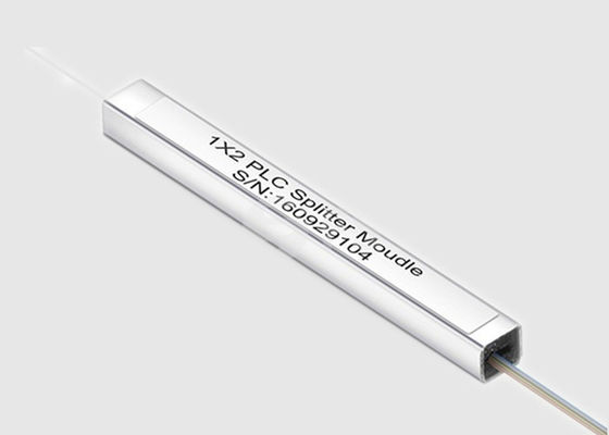 Steel Tube Type FTTH Bare 1x4 PLC Splitter