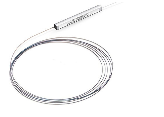 Steel Tube Type FTTH Bare 1x4 PLC Splitter