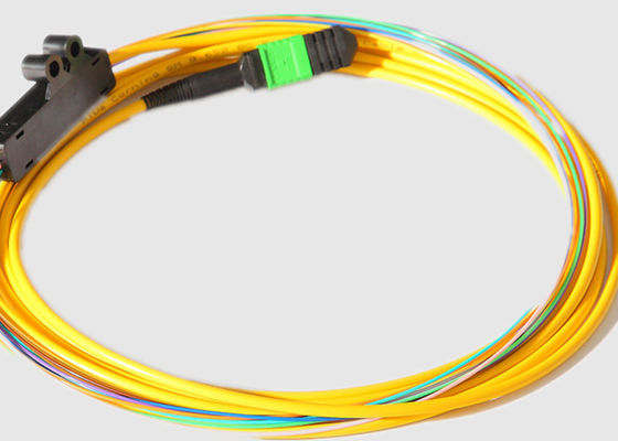 Single Mode 2.0MM 40G MPO To 8 X LC Fiber Breakout Cable