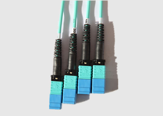 Multimode 8 Core 100G OM4 10m MPO To MPO Fiber Cable