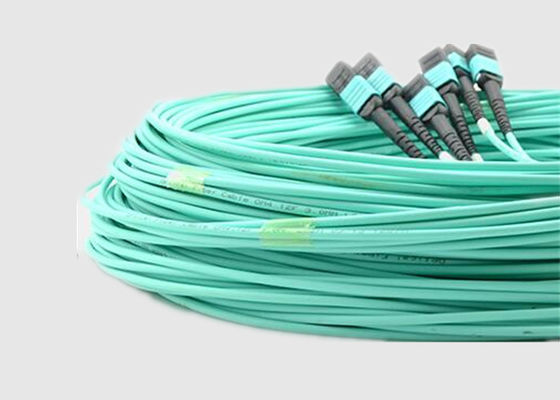 Multimode 8 Core 100G OM4 10m MPO To MPO Fiber Cable