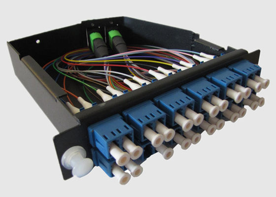 LC/UPC Duplex 12 Fiber LGX Style MPO Cassette