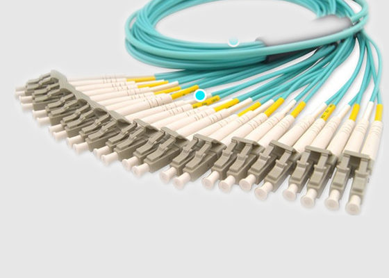 144 Fibers OM3 LC Dulpex 100G MPO Fiber Cable
