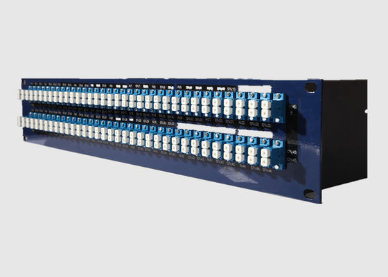 19 Inch 2U Multimode 96 Port LC Duplex Patch Panel