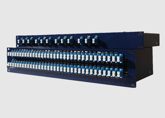 19 Inch 2U Multimode 96 Port LC Duplex Patch Panel