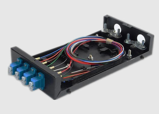 CATV 1U LC Duplex 8 Port Loaded Patch Panel